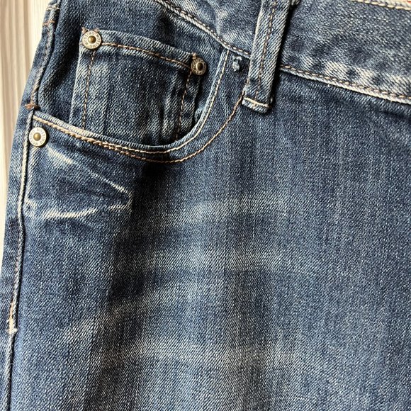 Mossimo Distressed Blue Jeans Size 11 - Picture 2 of 5